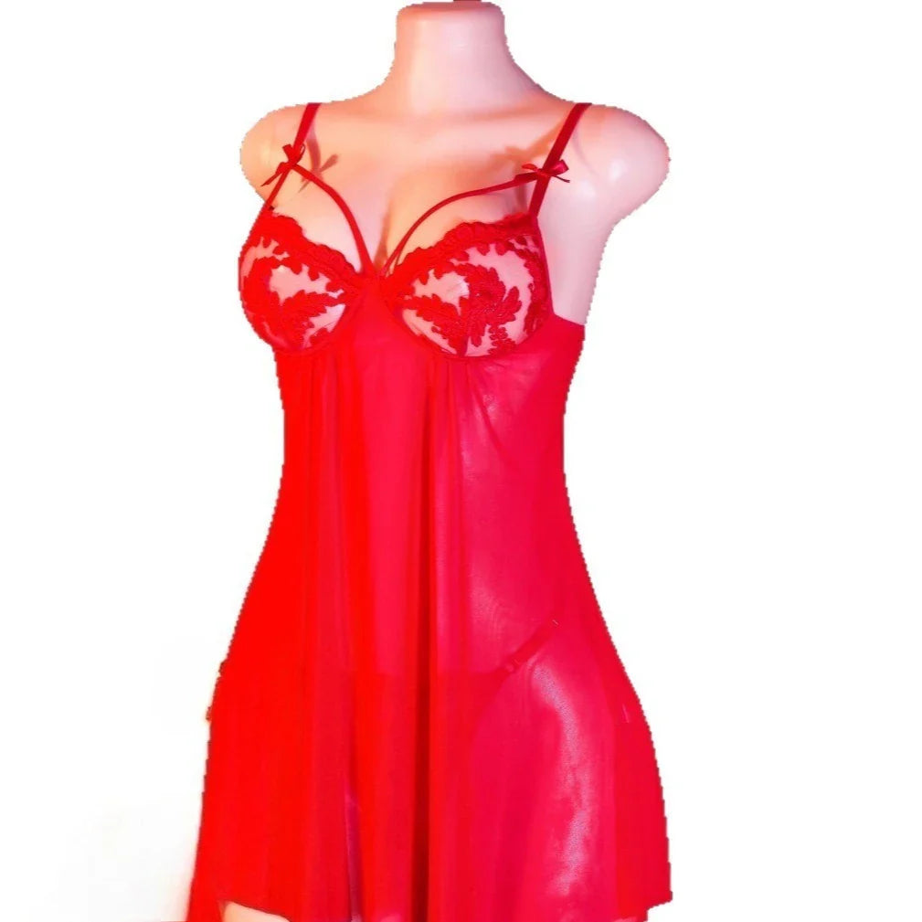 Western Sale Ultra Thin See Through Lingerie Dress