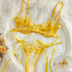 Western Selling Bra Japanese Style Floral Embroidery Pure Lace Up Panties Erotics Erotic Lingerie Set