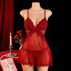 Western See Through Lace Suspender