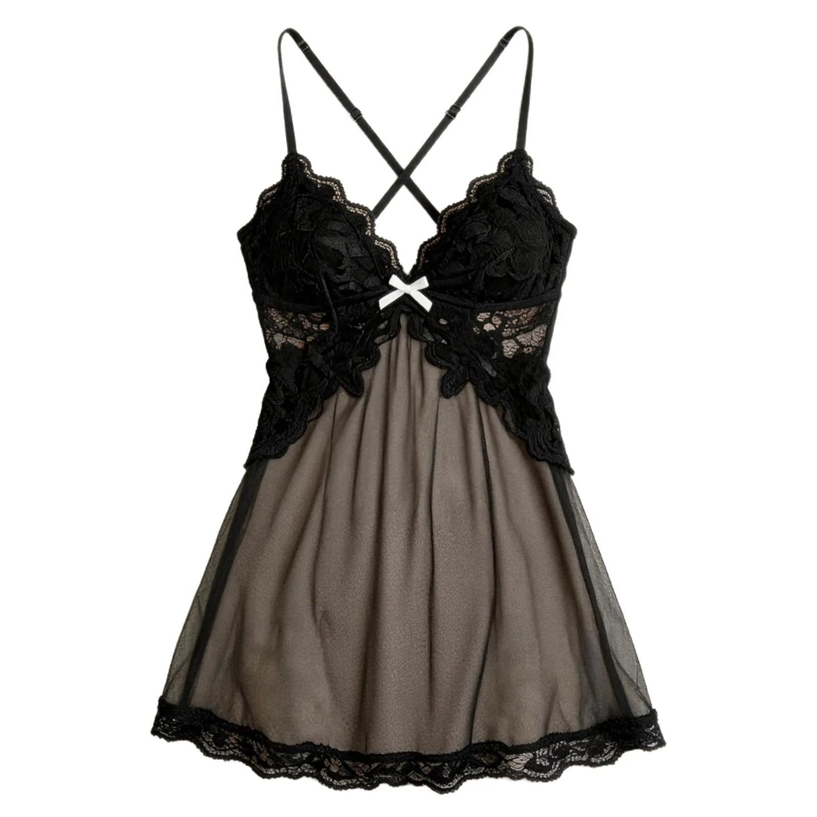 Western See Through Lace Suspender