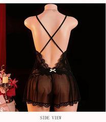Western See Through Lace Suspender