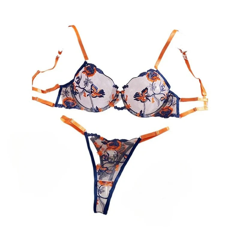 Western Embroidery Patchwork Color Block Floral
