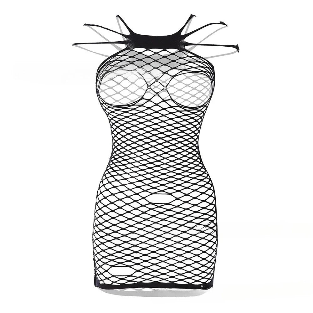 Western Fishnet Mesh Hollow Out See Through