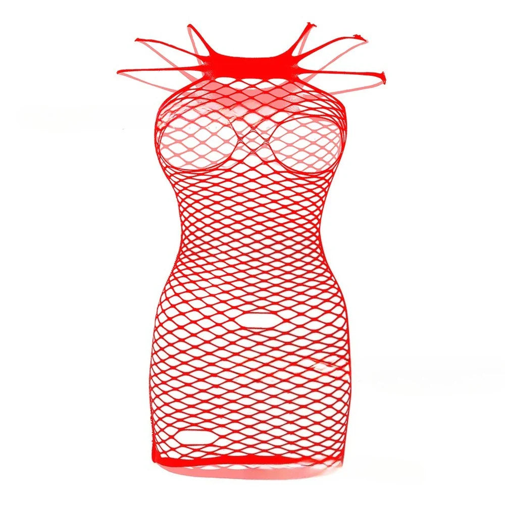 Western Fishnet Mesh Hollow Out See Through