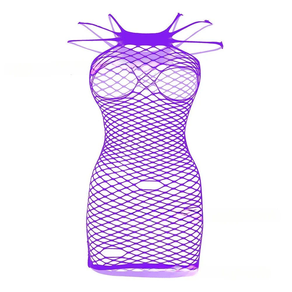 Western Fishnet Mesh Hollow Out See Through