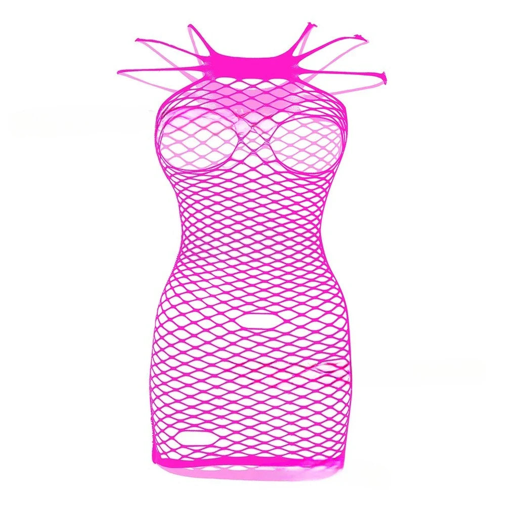 Western Fishnet Mesh Hollow Out See Through