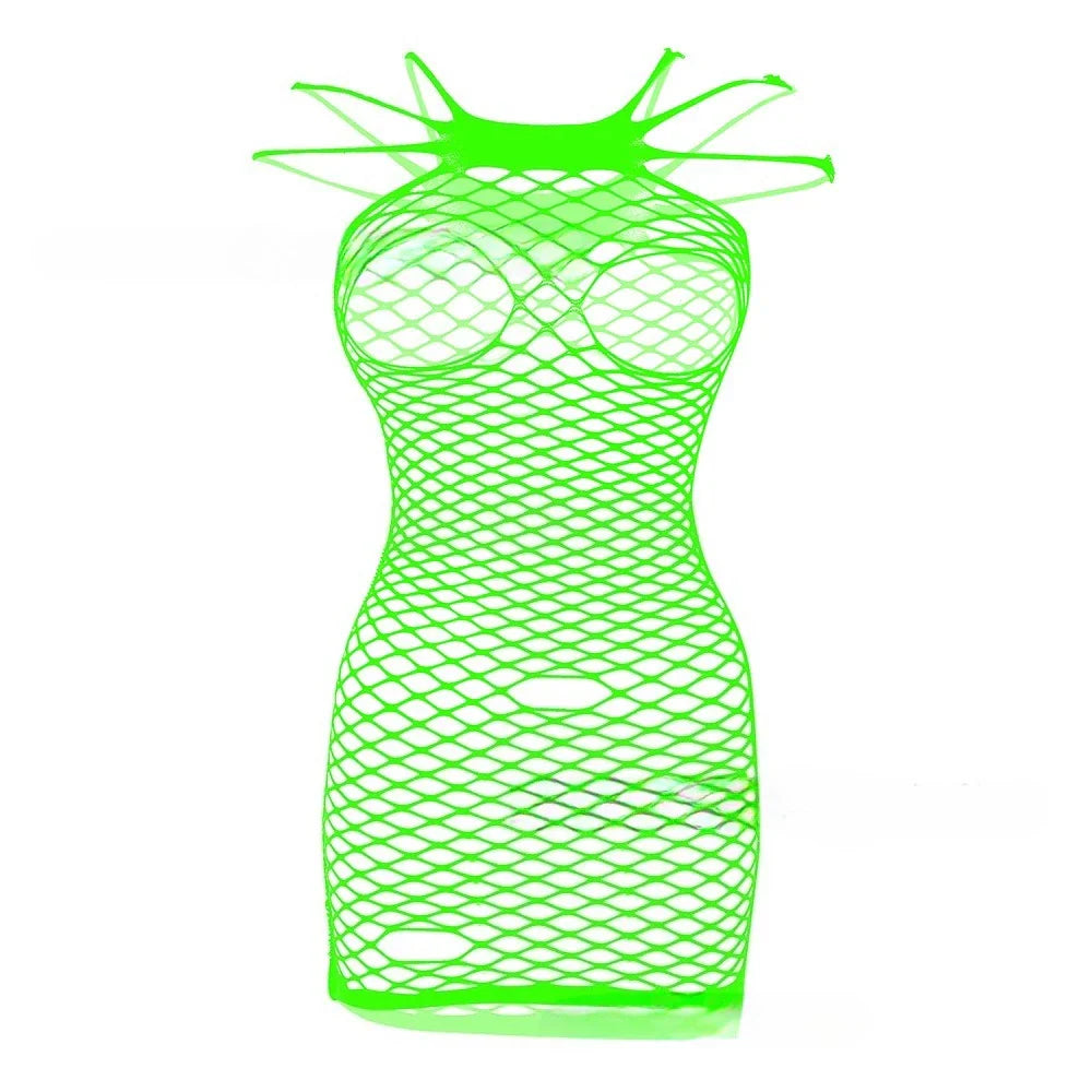 Western Fishnet Mesh Hollow Out See Through