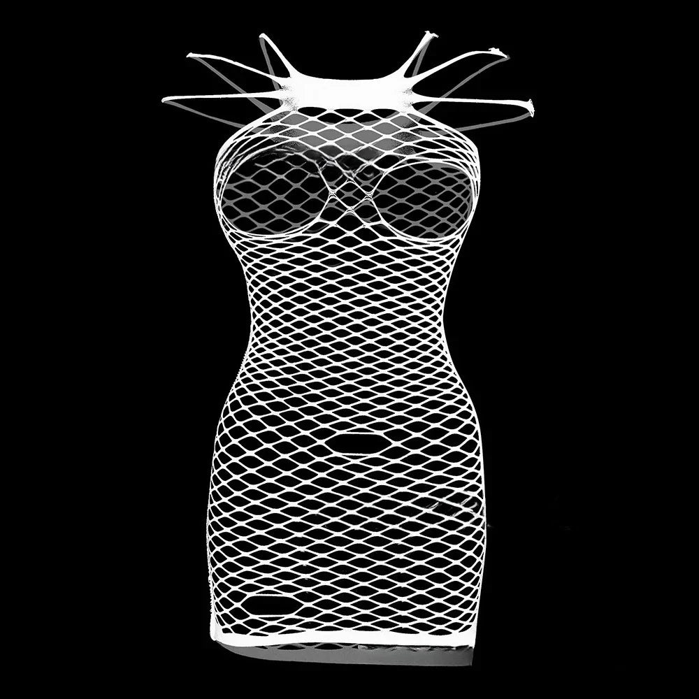 Western Fishnet Mesh Hollow Out See Through