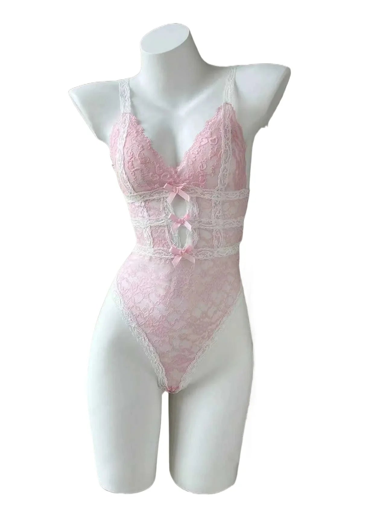 Western U Neck Backless Crochet Slim Fit Body Suits