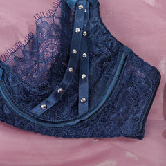 Lingerie Sets Sequin Bra Belt Thong with Leg Circles Tulle Underwear Perspective Underwear