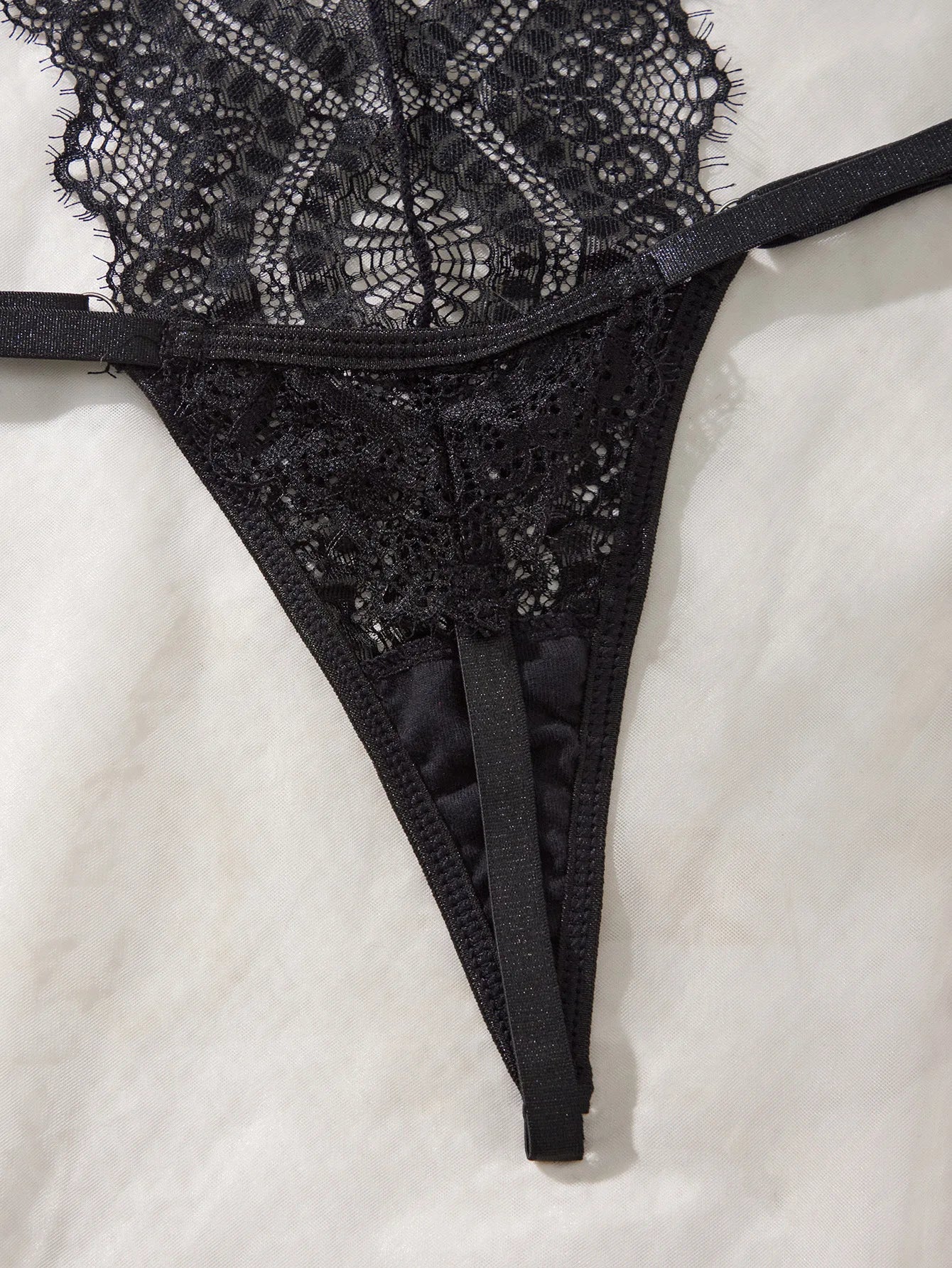 Womens Erotic Western Style Lace Hollow Out Sensual See Through Adjustable Strap Alluring Charming Premium Erotic