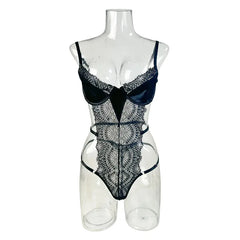 Womens Erotic Western Style Lace Hollow Out Sensual See Through Adjustable Strap Alluring Charming Premium Erotic