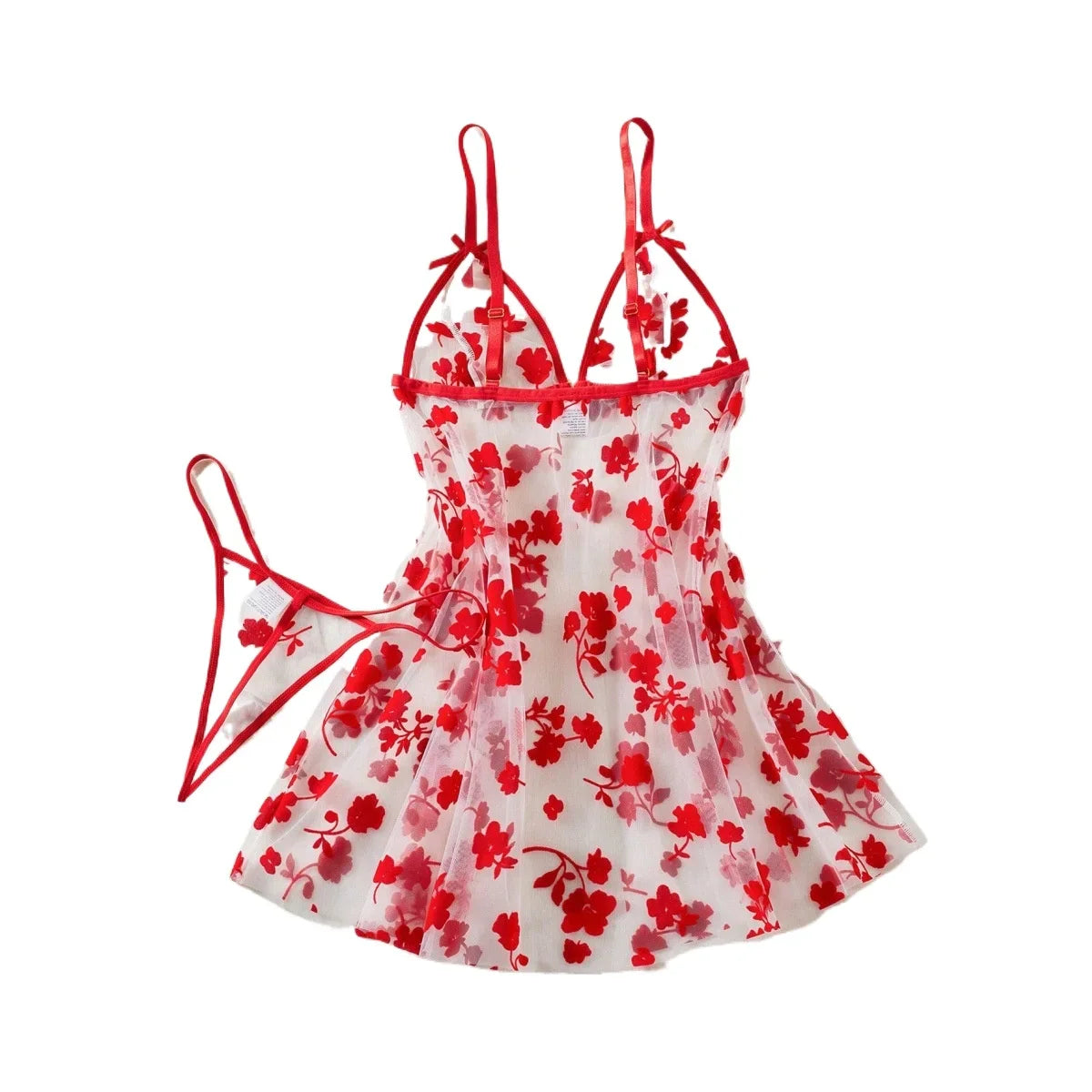 Womens Erotic Lace Lingerie Nightwear Sensual Strap Nightdress Slip Alluring Temptation Charming Erotic Set