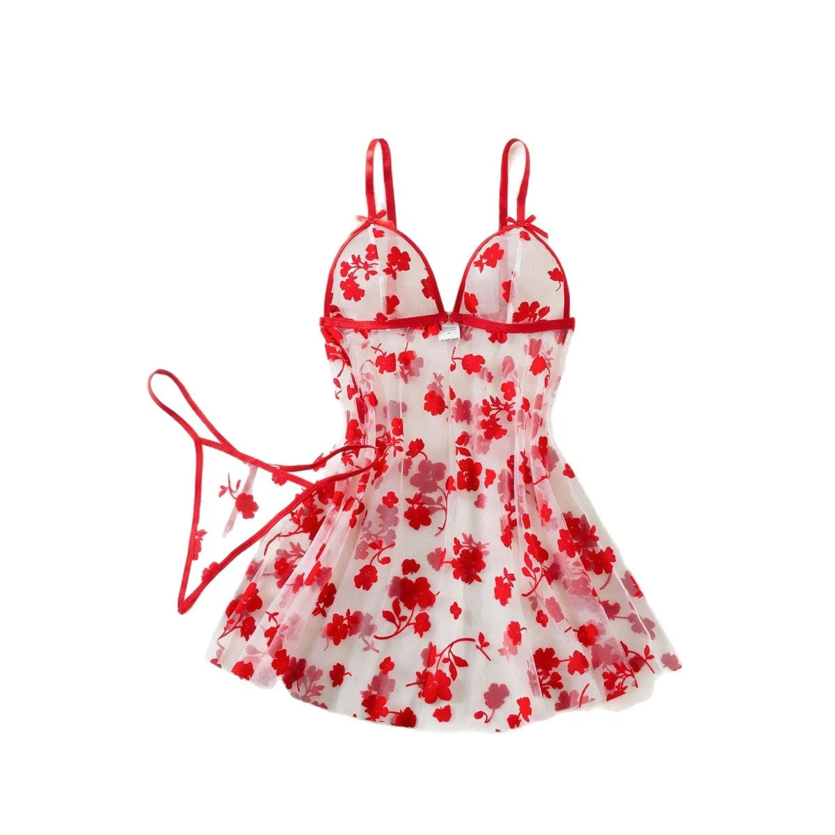 Womens Erotic Lace Lingerie Nightwear Sensual Strap Nightdress Slip Alluring Temptation Charming Erotic Set