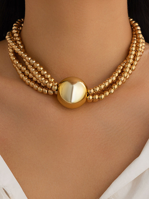 Beaded Solid Color Necklaces Accessories Dainty Necklace