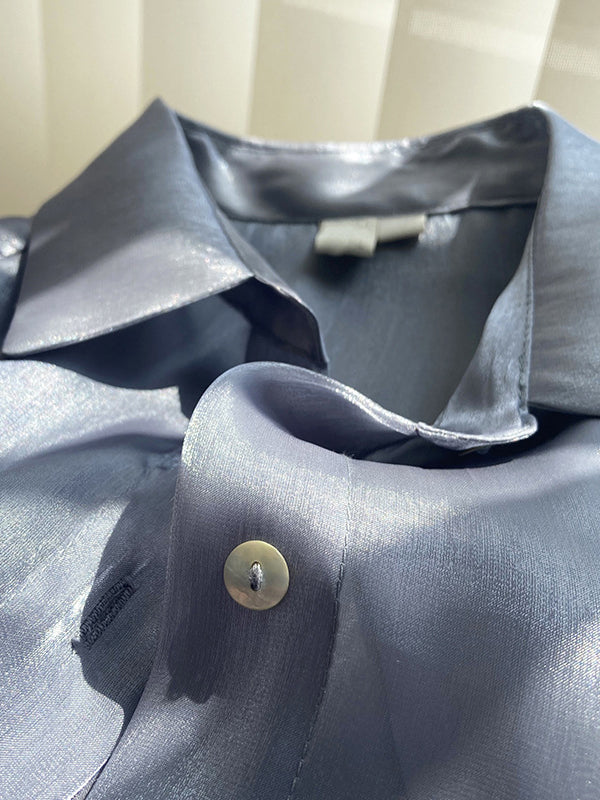 Original Simple Casual Solid Color Sun-Protection Blouse
