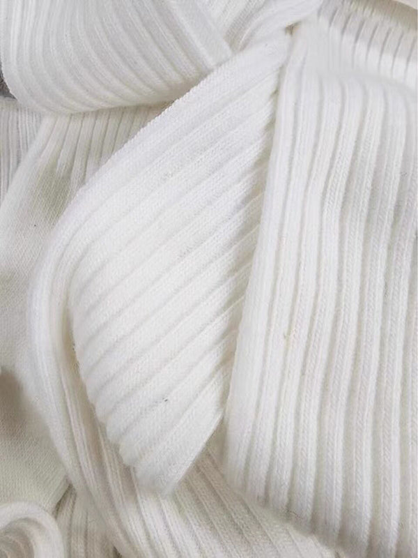 Casual Solid Color Stockings Accessories
