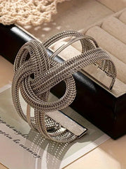 Chains Geometric Interlace Layered Bracelet Accessories