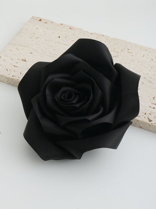Flower Shape Solid Color Brooch Accessories