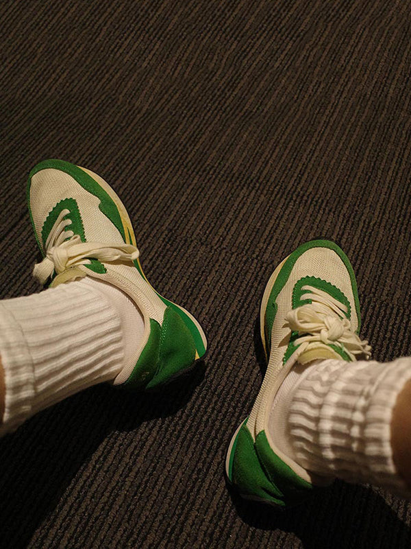 Elasticity Pleated Solid Color Socks