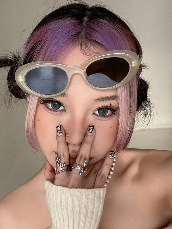 Stylish Selection Geometric Sun-Protection Sunglasses Accessories