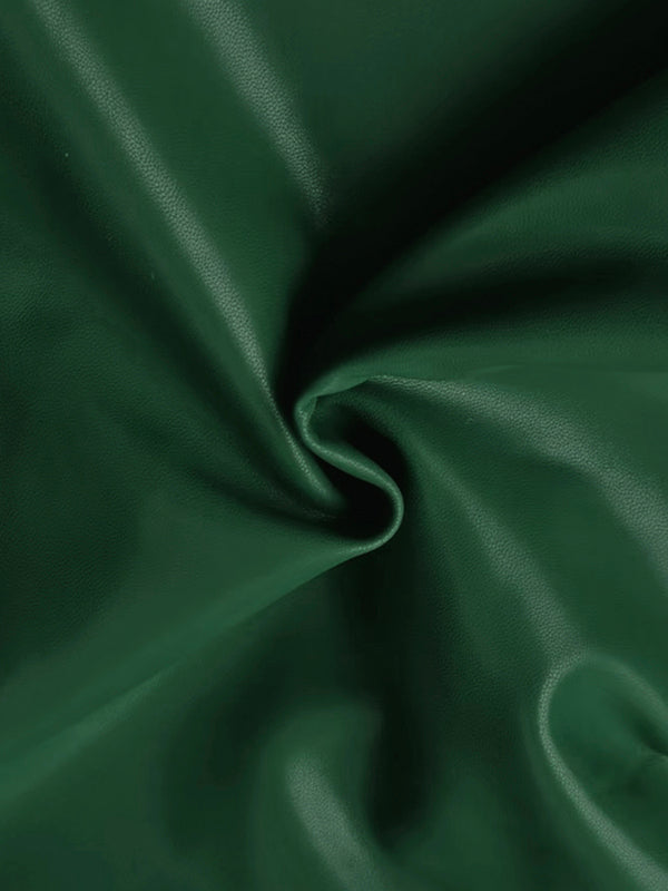 Buttoned Elasticity Ruffle Trim Solid Color Split-Joint Bodycon Long Sleeves Lapel Midi Dresses