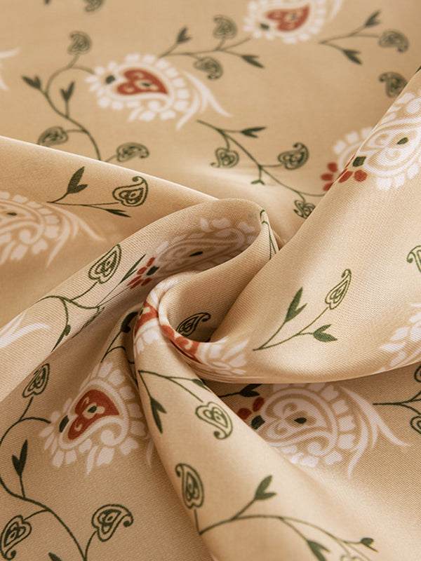 Flower Print Scarf
