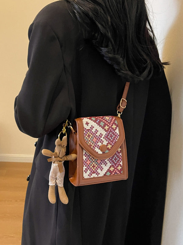 Geometric Split-Joint Crossbody Bags