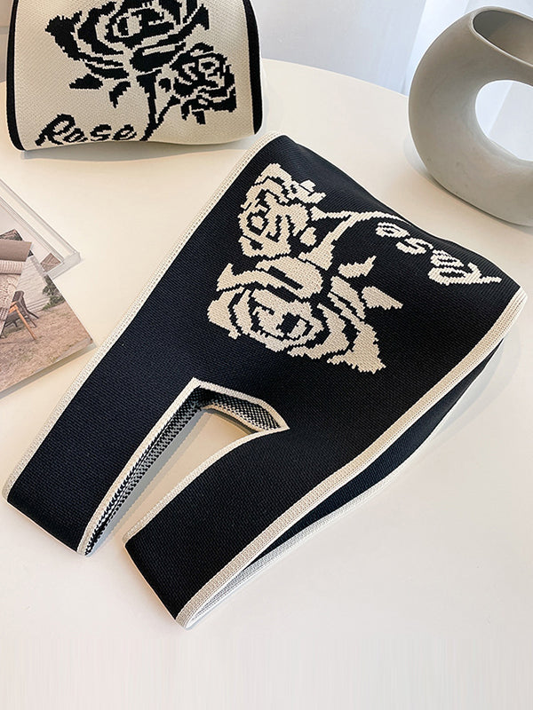 Floral Woven Handbag Bags