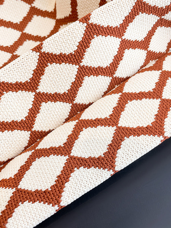 Rhombus Woven Handbag Bags Accessories