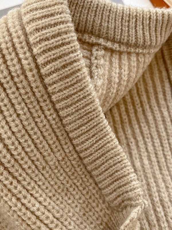 Simple Buttoned Keep Warm Solid Color Hats&Caps