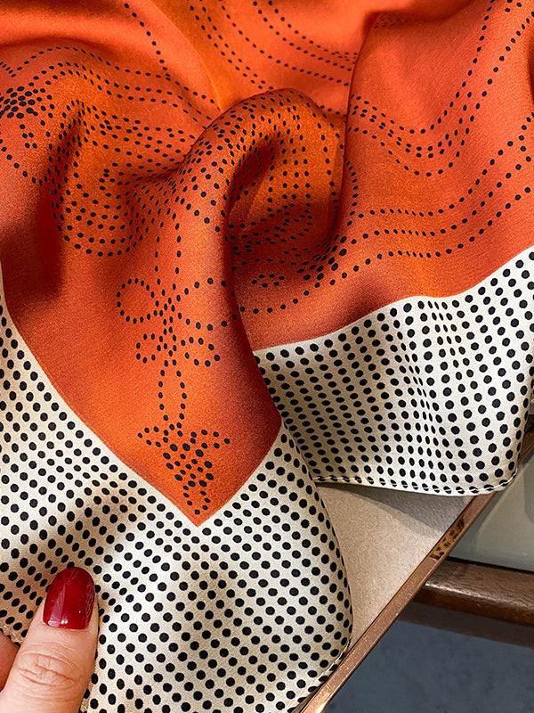 Polka-Dot Leisure Scarf