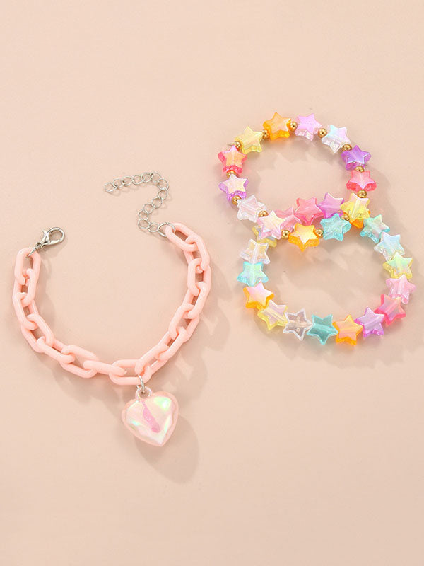 Heart Shape Star Shape Bracelet Accessories