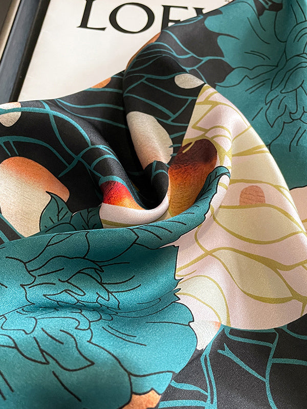 Floral Printed Shawl&Scarf