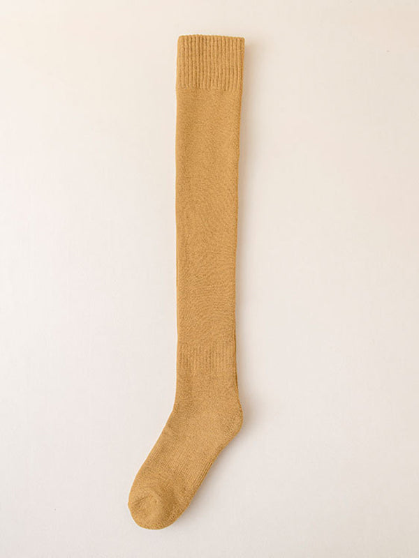 Casual Skinny Leg Skinny Solid Color Stockings Accessories