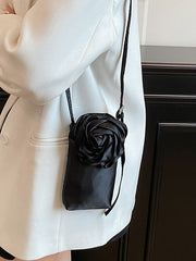 Flower Shape Solid Color Crossbody Bags Bags