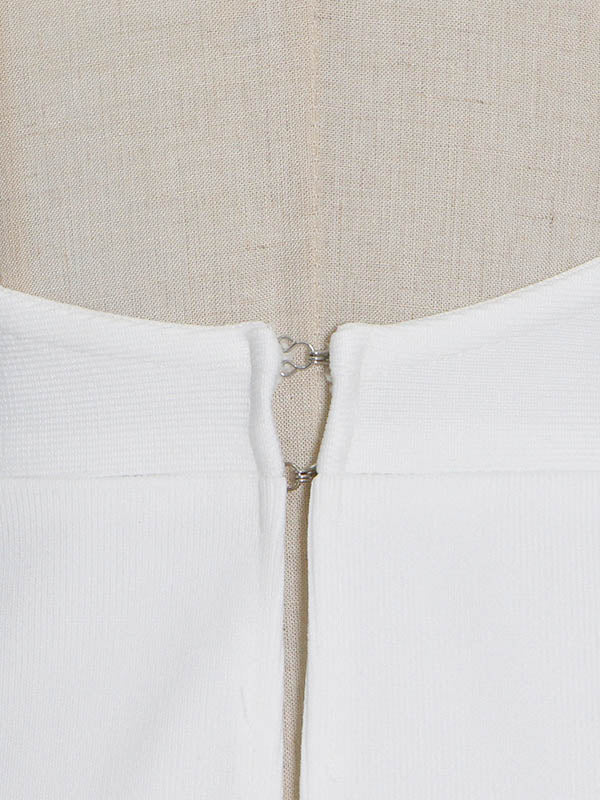 Original Sleeveless Irregularity Solid Color High-Neck T-Shirt Top&Pleated Skirt Bottom Two Pieces Set