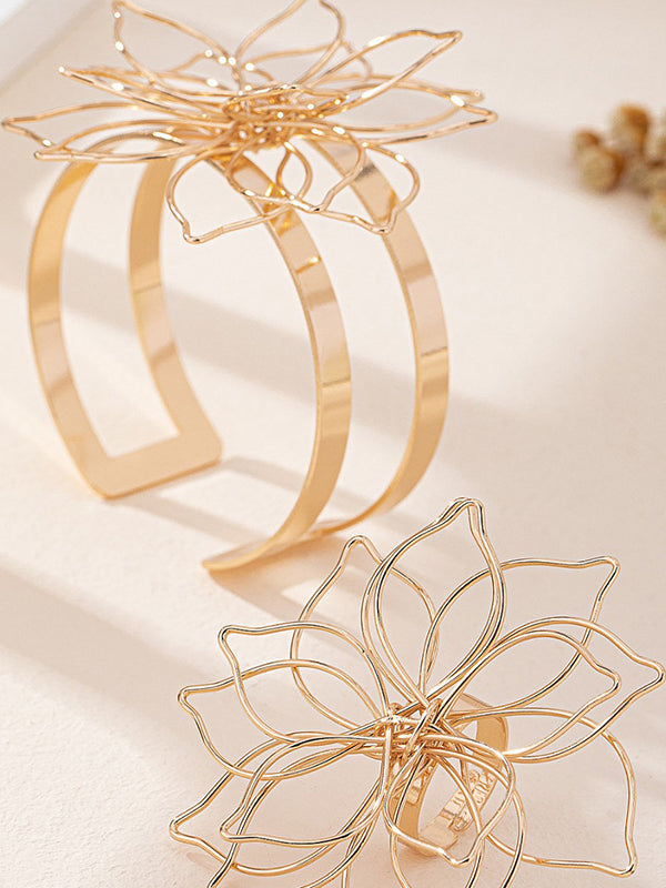 Flower Shape Rings Accessories + Bracelet Accessories