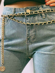 Vintage Geometry Waist Chain