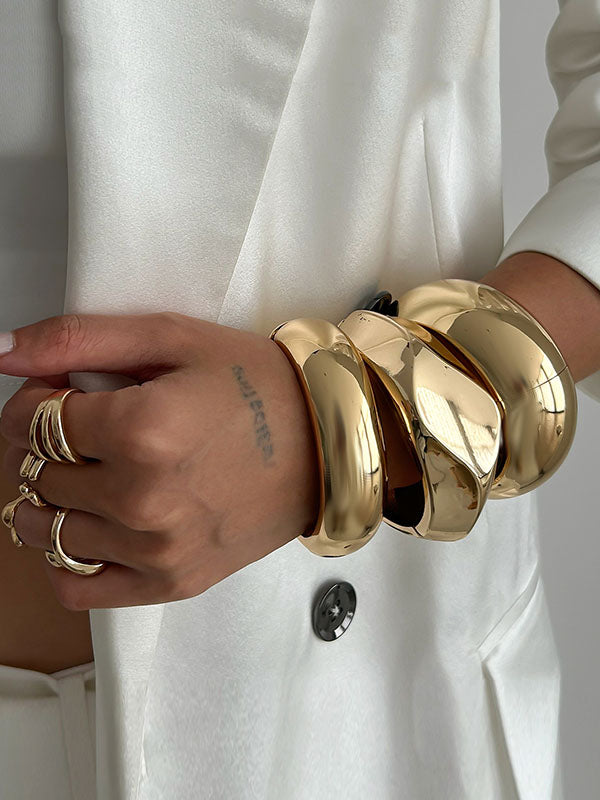Geometric Solid Color Bracelet Accessories
