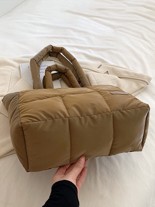 Split-Joint Padded Tote Bags Handbags Bags