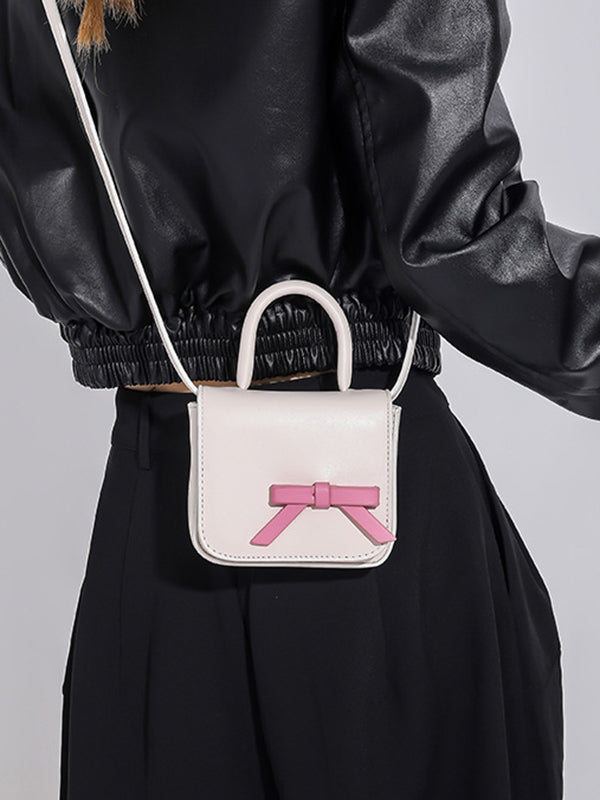Bowknot Split-Joint Handbags Crossbody Bags Bags Accessories Bags