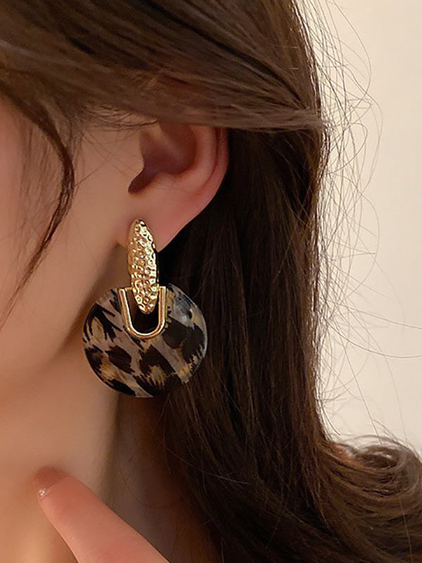 Geometric Drop Earrings