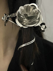 Original Stylish Rose Shape Statement Hair Clip