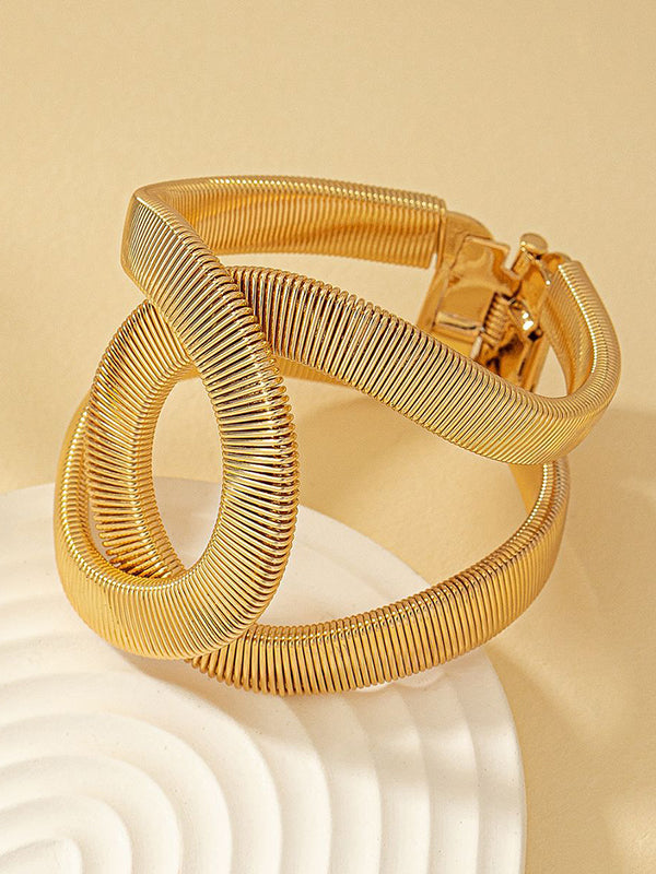 Adjustable Chains Hollow Round Cut Bracelet Accessories