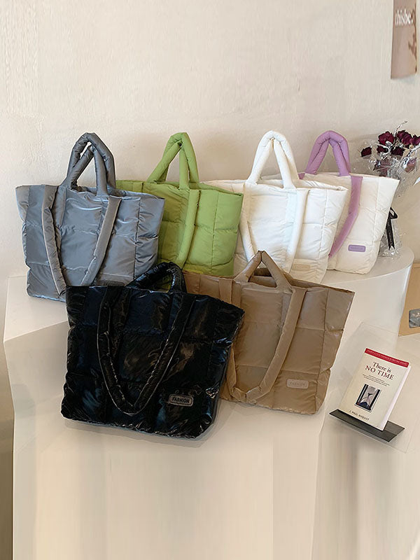 Split-Joint Padded Tote Bags Handbags Bags