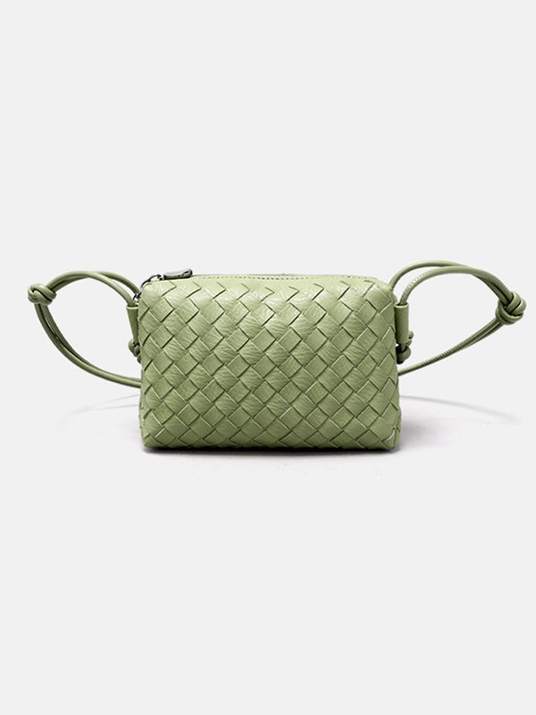 Woven Zipper Crossbody Bags Bags