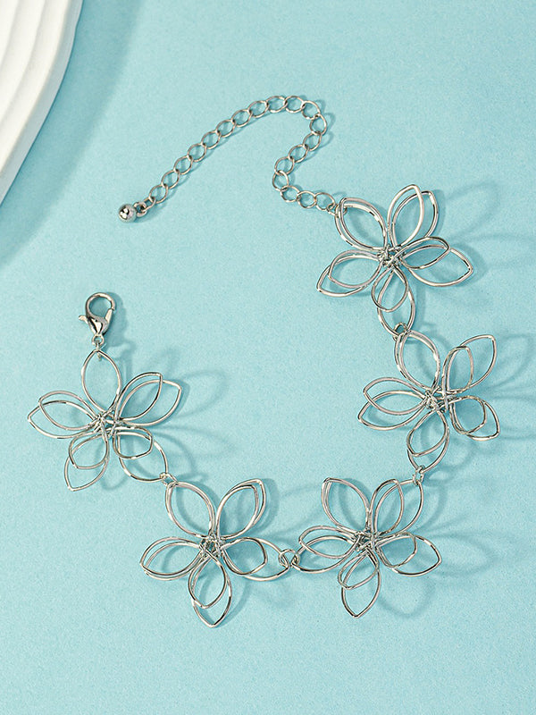 Flower Shape Hollow Bracelet Accessories