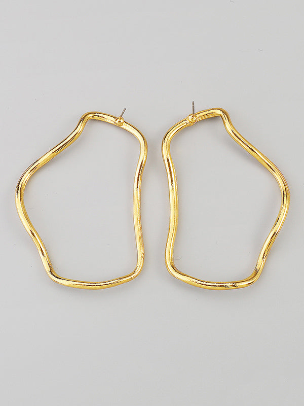 Geometric Normcore Drop Earrings