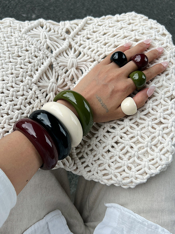 Geometric Shiny Rings Accessories Bracelet Accessories